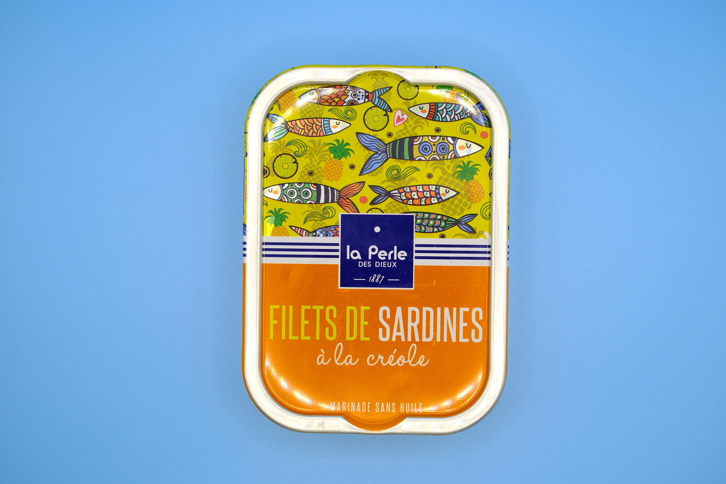 La Perle Des Dieux Sardines met ananas en rozijnen