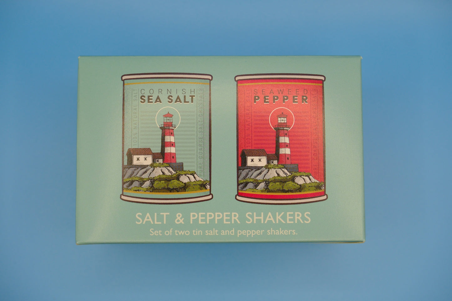 Salt&pepper shakers cornish sea salt