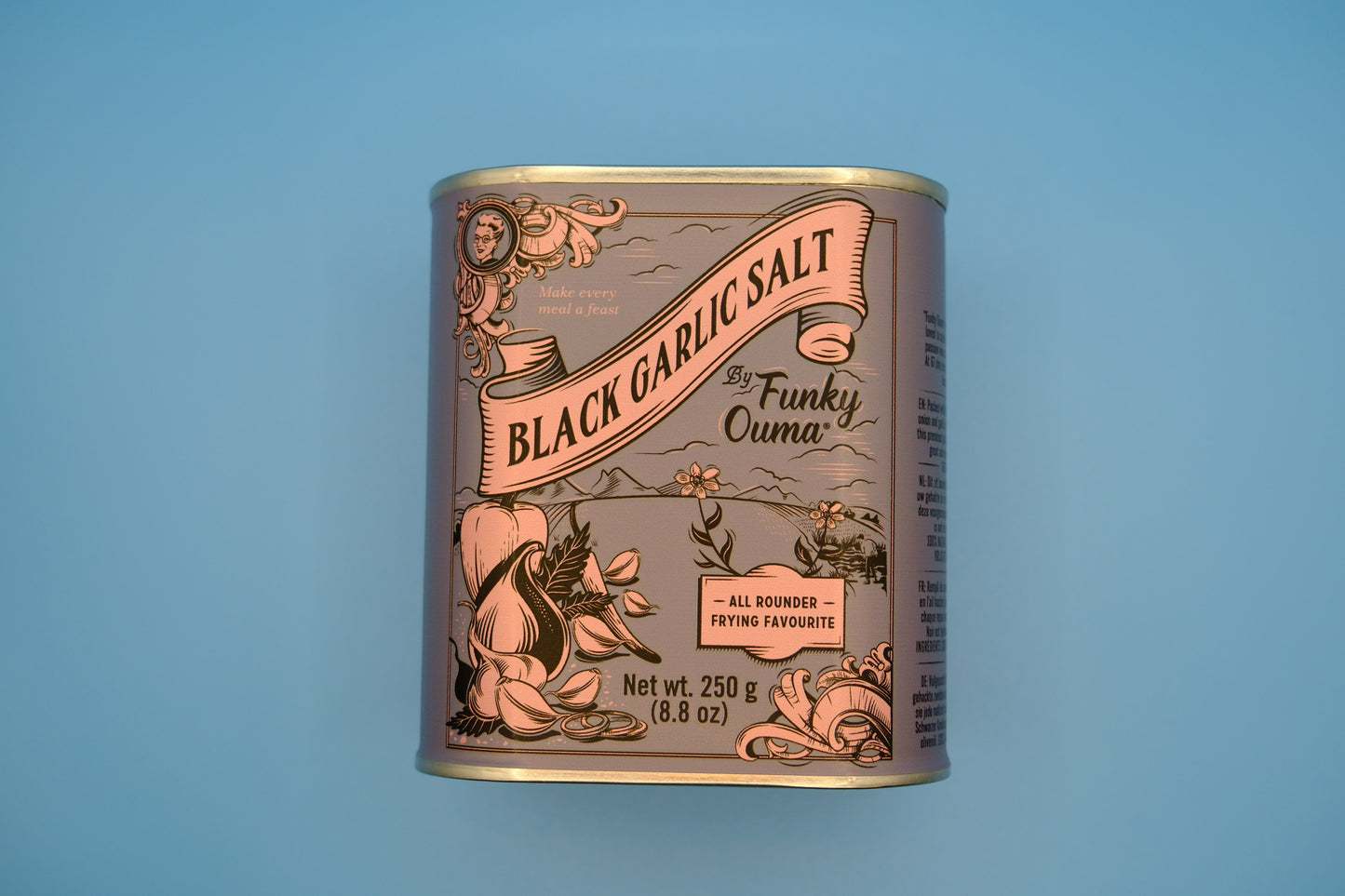 Funky ouma black garlic salt