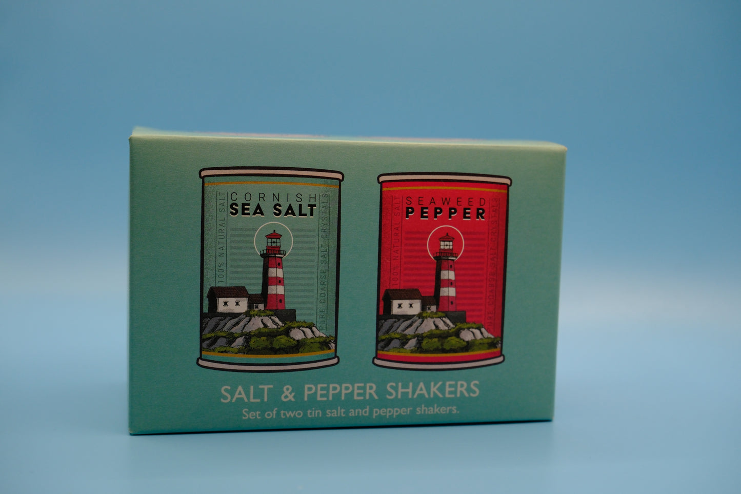 Salt&pepper shakers cornish sea salt