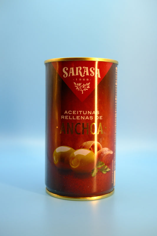 Sarasa olijven gevuld met ansjovis