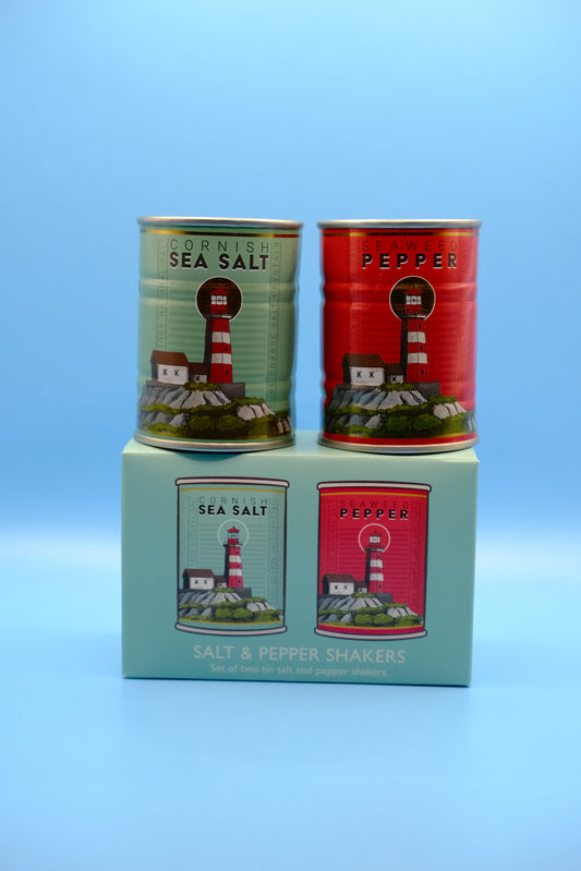 Salt&pepper shakers cornish sea salt