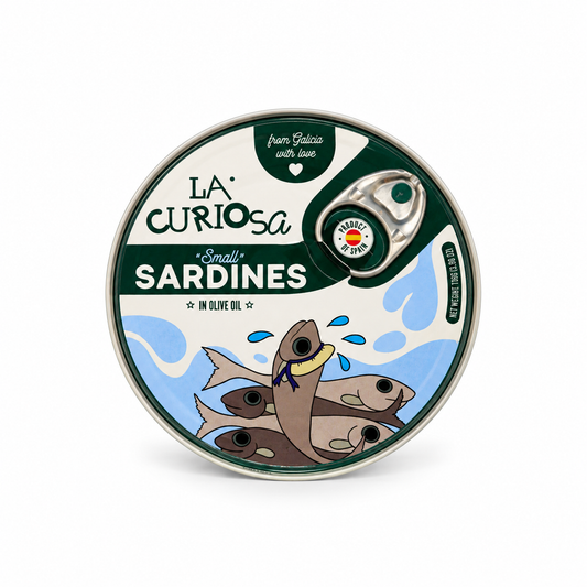Kleine sardines in olijfolie