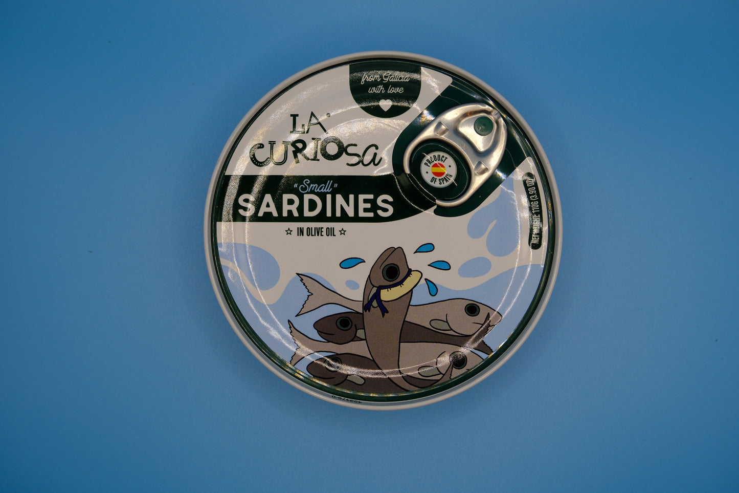 Kleine sardines in olijfolie