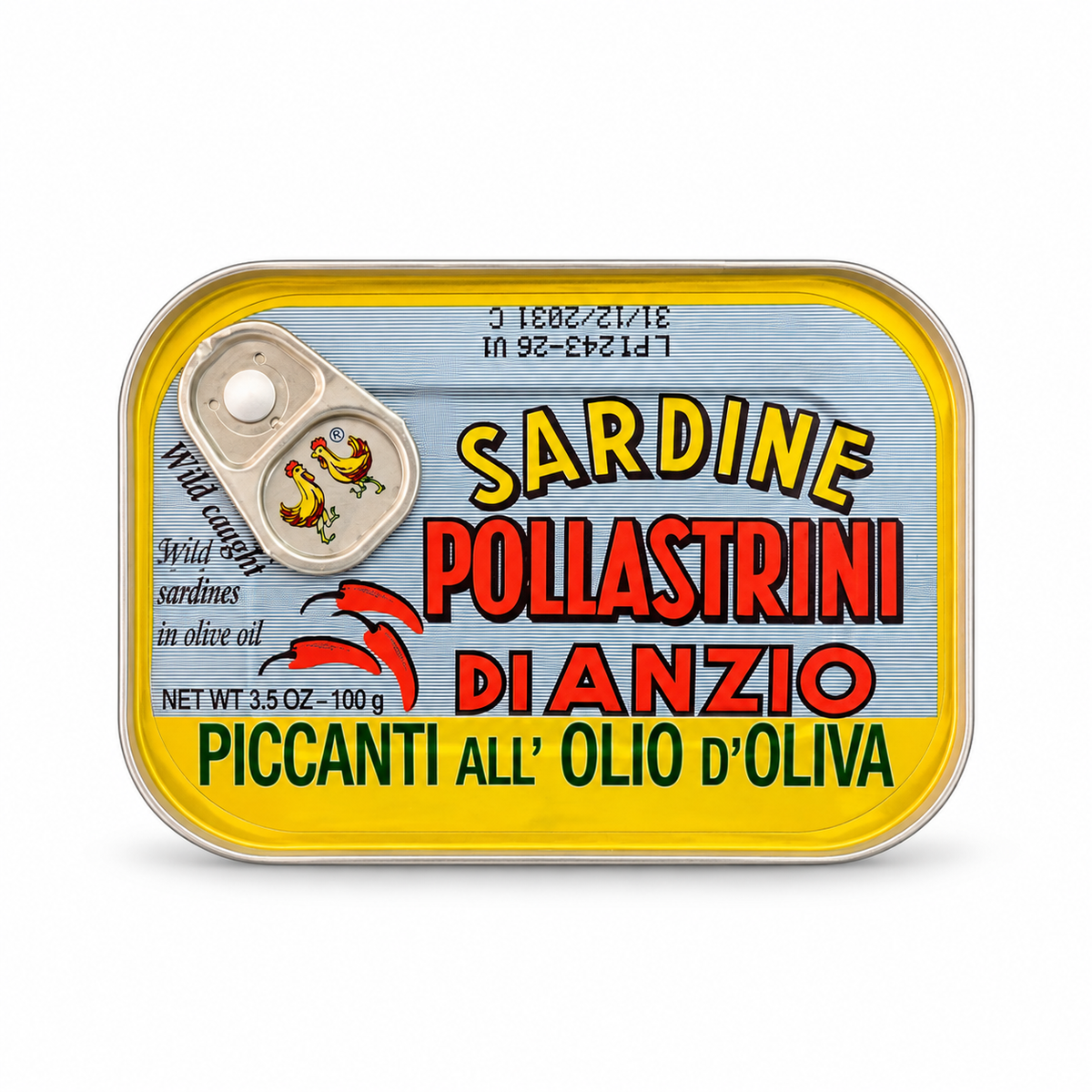 Pollastrini sardines in pikante olijfolie