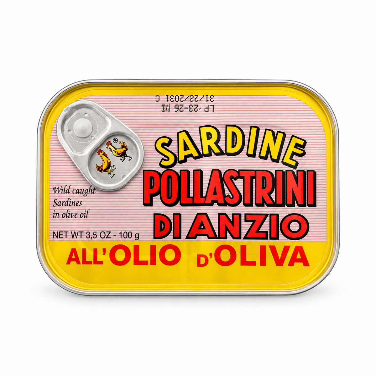 Pollastrini sardines in olijfolie
