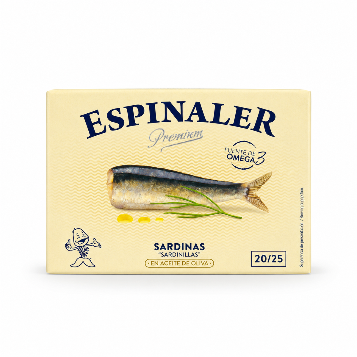 Espinaler Premium Sardines 20/25st ( door schaarste binnenkort niet meer leverbaar)