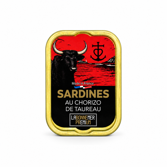 Sardines met buffel chorizo