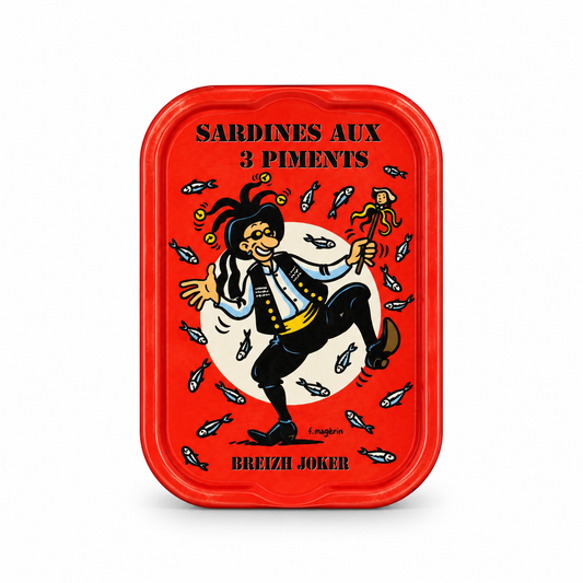 Sardines met 3 rode pepertjes (pittig)