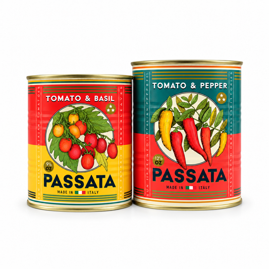 Design blikken passata