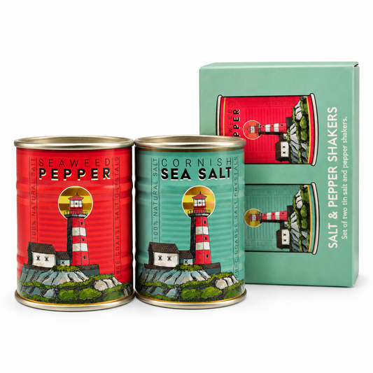 Salt&pepper shakers cornish sea salt